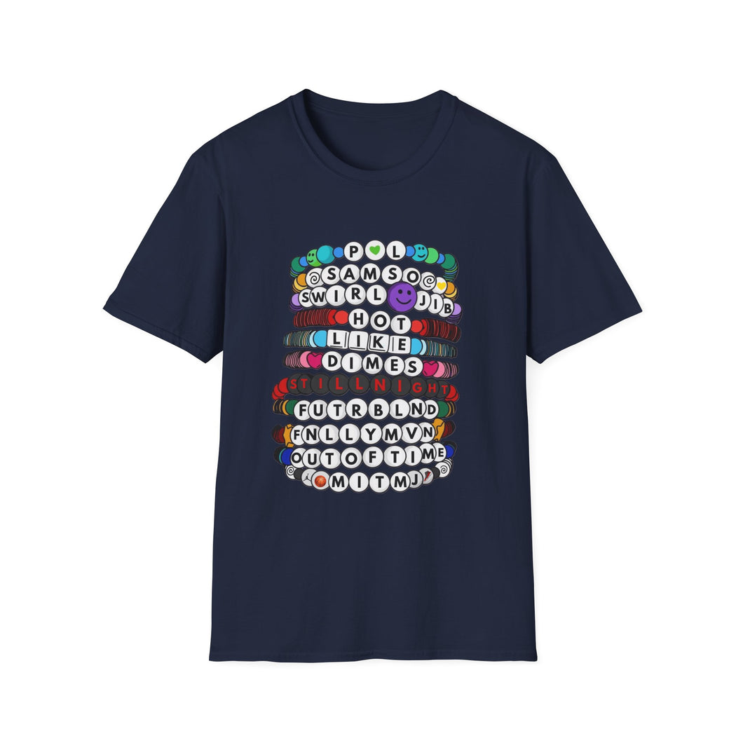 Pretty Lights Kandi/Swiftie Style Friendship Bracelets Unisex Softstyle T-Shirt