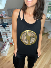 Load image into Gallery viewer, Custom Disco Biscuits Leopard and Disco Gold Jumper - Size Medium!