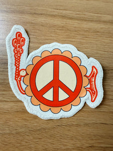 Give Phish a Chance Floral Patch - 3.5”