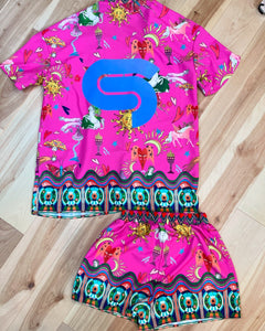 STS9 Vibrant Psychedelic Drawings Kimono and Shorts Set - One Size M/L(8) available!