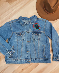 STS9 Tribal Fringy Denim Jacket - ONE Ladies size Small Left!