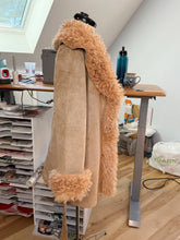 Load image into Gallery viewer, Steal Your Penny Lane Faux Suede and Fur Trim Grateful Coat - Size S&gt;L