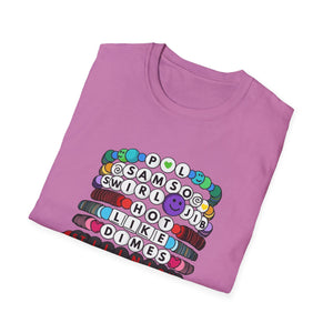 Pretty Lights Kandi/Swiftie Style Friendship Bracelets Unisex Softstyle T-Shirt