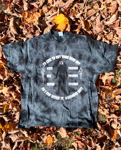 Mikes Song>Weigh Stealth Black on Black Tie Dye Phish Tee - Size M>2XL