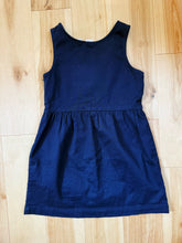 Load image into Gallery viewer, Little Navy Phish Peace Dress - Size Small