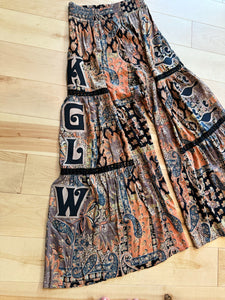 King Gizzard and the Lizard Wizard Wide Leg Paisley Sunset Pants -  Size Small!