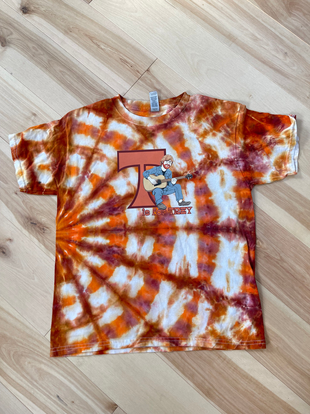 Youth Large T is for Trey Tie Dye Phish Tee