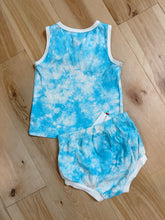 Load image into Gallery viewer, Tie Dye 60’s Florals Grateful Stealie Set - Size 6/9 months or 12 months!