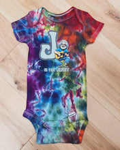 Load image into Gallery viewer, J is for Jerry Tie Dye Onesie - Size 6-9 months