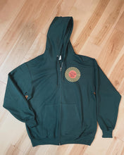 Load image into Gallery viewer, Harpua Dark Green Full Zip Phish Sweatshirt - Size XL or 2XL left (only one in each size made!)