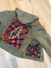 Load image into Gallery viewer, Grateful Green Mexicali Quilted Jacket - Fits a Ladies size Sm/Med or Med/Lrg (ships 11/16)