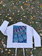 Load image into Gallery viewer, Quilted Oatmeal Goose Tapestry Jacket - One Size L/XL!