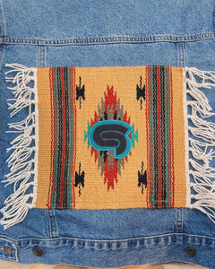 STS9 Tribal Fringy Denim Jacket - ONE Ladies size Small Left!