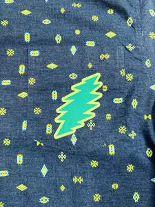 Grateful Speedway Boogie Geo Buttondown Shirt - One Men’s XL left!