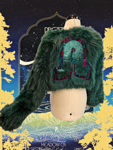 Load image into Gallery viewer, Pretty Lights Faux Fur Cropped Coat- ONE Size Large