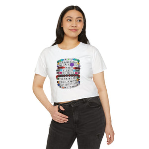 Pretty Lights Kandi/Swiftie Bracelets Women's Festival Crop Top