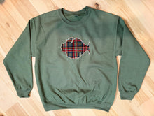Load image into Gallery viewer, O Come All ‘Ye Phish Heads Sage Green and Plaid Crewneck - Size S&gt;3XL