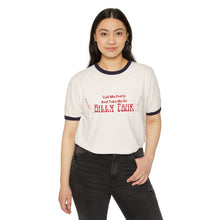 Load image into Gallery viewer, Call Me Pretty And Take Me On Billy Tour Unisex Cotton Ringer T-Shirt