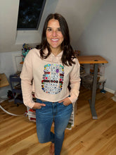 Load image into Gallery viewer, Pretty Lights Blush Swiftie/Kandi Bracelets Cropped Hoodie - One Size Small!