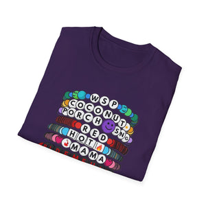 Widespread Panic Swiftie Inspired Kandi Friendship Bracelet Unisex Softstyle T-Shirt