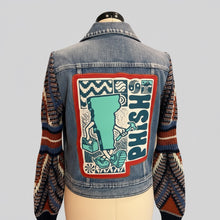 Load image into Gallery viewer, Phish From Vermont Denim Sweater Sleeve Jacket - Fits a Size Small OR Medium
