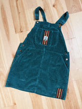 Load image into Gallery viewer, Billy Strings Tribal Jade Corduroy Overall Dress - Size Medium!