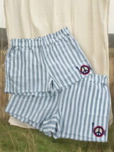 Load image into Gallery viewer, Cottage Core Cotton Phish Peace Shorts - Size M or XL