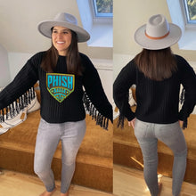 Load image into Gallery viewer, Fringy Phish Sweater - One Size L/XL left!