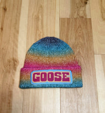 Load image into Gallery viewer, Rainbow Wool Goose Beanie - One size