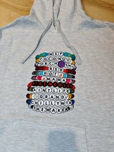 Load image into Gallery viewer, Widespread Panic Friendship Bracelet Heather Grey Hoodie - Unisex Small through 2XL