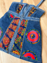 Load image into Gallery viewer, Phish Green Mandala Tapestry Denim Full Zip Dress -ONE Size Large left!