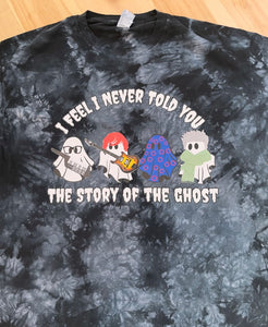 Story of the Ghost Stealth Black on Black Tie Dye Phish Tee - Size S>2XL