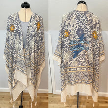 Load image into Gallery viewer, Blossoms Blooming Floral Grateful Dead Cream Kimono - One size fits ALL (ONE left!)