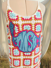 Load image into Gallery viewer, Granny Square Lined Phish Summer Tour Dress - Fits up to a Size M/L