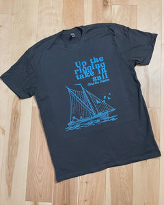 Up the Rigging in Heavy Metal Grey Phish Tee - Size L, XL and 2XL