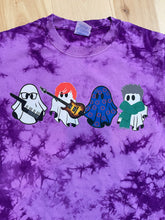 Load image into Gallery viewer, ADULT and YOUTH Purple Tie Dye Phish Ghost Cuties Tee - Adult S&gt;2XL and One YOUTH Medium left!