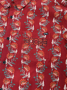 Folk Floral Goose x Billabong Buttondown Shirt - One Mens Large or XL