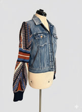 Load image into Gallery viewer, Phish From Vermont Denim Sweater Sleeve Jacket - Fits a Size Small OR Medium