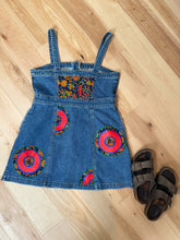 Load image into Gallery viewer, Phish Green Mandala Tapestry Denim Full Zip Dress -ONE Size Large left!