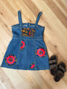 Phish Green Mandala Tapestry Denim Full Zip Dress -ONE Size Large left!