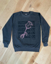 Load image into Gallery viewer, Ramble on Rose Grateful Pepper Comfort Colors Crewneck Sweatshirt -Unisex Sizes S>2XL