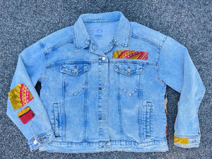 Queen of the Springtime Billy Strings Kantha Denim Jacket - Fits a Size Large or L/XL!