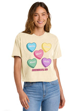 Load image into Gallery viewer, Billy Strings Band Candy Hearts Boxy Comfort Colors Tee