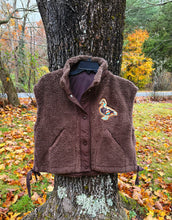 Load image into Gallery viewer, Goose Western Sun Oversized Cozy Sherpa Vest - ONE Size M/L left!
