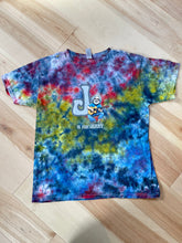 Load image into Gallery viewer, Youth Large J is For Jerry Tie Dye Tee