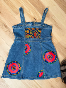 Phish Green Mandala Tapestry Denim Full Zip Dress -ONE Size Large left!
