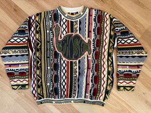 Coogi Inspired Funky Phish Sweater- Men’s Large