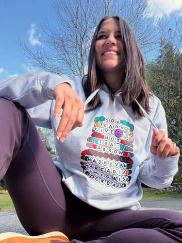 Goose Friendship Bracelet Heather Grey Hoodie - Unisex Small>2XL