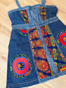 Phish Green Mandala Tapestry Denim Full Zip Dress -ONE Size Large left!