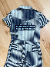 Load image into Gallery viewer, Back on the Phish Train Conductor Jumpsuit - ONE Size Medium!